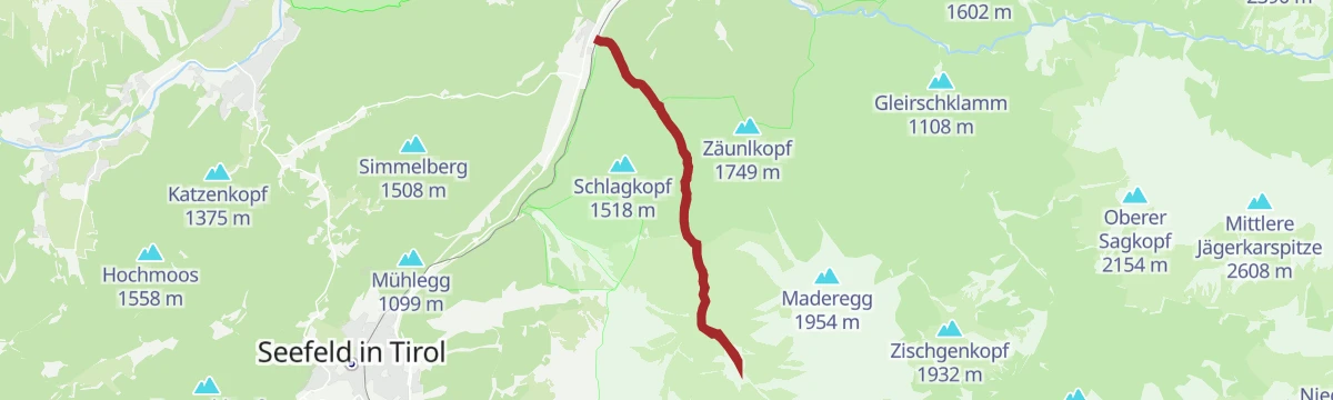Route map: Wanderung zur Eppzirler Alm